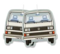 BRISA VW Collection - Diffuseur de parfum rafraîchissant Volkswagen motif bus T3 (Blanc/Pina Colada)