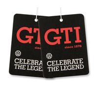 BRISA VW Collection - Distributeur de parfum rafraîchissant à motif Volkswagen GTI (GTI The Legend/Fraîcheur/Noir/Ensemble de 2)
