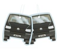 BRISA VW Collection Distributeur de parfum rafraîchissant en forme d'arbre à motif Volkswagen T5/T6 Bus (Énergie/Noir/Ensemble de 2)