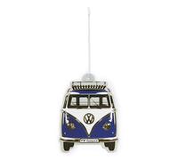 BRISA VW Collection - Distributeur de parfum rafraîchissant pour voiture Volkswagen avec motif Combi T1 Bus - Vendu à l'unité (Face du bus/Océan/Bleu)