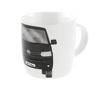 BRISA VW Collection - Grande tasse en céramique pour café, thé et cappuccino avec design T5 (Avant/Noir)