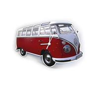 Horloge murale VW Volkswagen T1 Bulli Rouge