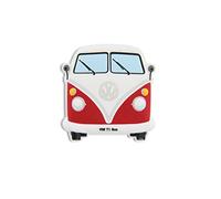 BRISA VW Collection - Magnet Souple Volkswagen en Forme de Combi T1 pour Réfrigérateur, Bureau ou Tableau d'Affichage (Face Avant du Bus/Rouge)