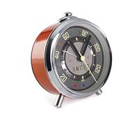 BRISA VW Collection - Réveil-Horloge-Mesure du Temps au Design de Compteur de Vitesse du Combi T1 (Speedometer/Rouge)