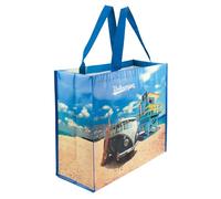 BRISA VW Collection - Sac Shopper Réutilisable Sac Cabas avec Motif T1 Combi (Beachlife/Multicolore)