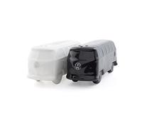 BRISA VW Collection - Salière et poivrière en céramique au design T1 Combi 2 pièces (Classic Bus/Blanc & Noir)