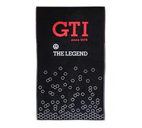 BRISA VW Collection - Serviette de Plage-Sauna-Tapis de Bain en Design GTI (GTI The Legend/Noir)