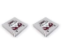 BRISA VW Collection - Serviettes en papier pour table avec motif VW T1 Bus (Samba Stripes/Rouge/3 épaisseurs) (Lot de 2)