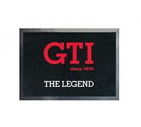 BRISA VW Collection Tapis d'entrée Volkswagen pour la Maison, avec Motifs VW (GTI The Legend/Noir)