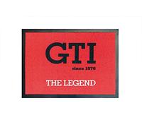 BRISA VW Collection Tapis d'entrée Volkswagen pour la Maison, avec Motifs VW (GTI The Legend/Rouge)