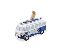 BRISA VW Collection - Tirelire Cochon Design Combi T1 Bus Samba avec Planche de Surf (Surf/Bleu)