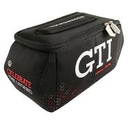 BRISA VW Collection - Trousse de Toilette Universelle en néoprène pour cosmétiques, Voyage et Pharmacie au Design Golf GTI (Hexagone/Noir/Grand)