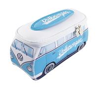 BRISA VW Collection - Trousse en néoprène Universelle pour Maquillage, cosmétiques, Produits d'hygiène, Stylo (Combi T1 Bus) - (Turquoise/Petit)