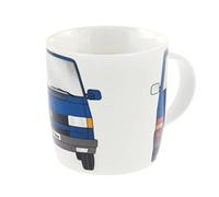BRISA VW Collection - Volkswagen Combi Bus T4 Camper Van Mug de Café en porcelaine (New Bone China), Tasse à Thé, Grand gobelet pour la Cuisine, Atelier, Camping/Cadeau/Souvenir (Avant/Bleu)