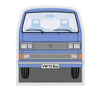 BRISA VW Collection Volkswagen Polycarbonate Gratte-Glace-Givre-Élimination de la Neige Accessoires pour Voiture (Bus Avant/Bleu)