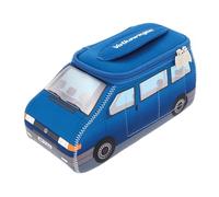 BRISA VW Collection Volkswagen Trousse de pharmacie universelle en néoprène pour maquillage, cosmétique, voyage, pharmacie au design T4 Bulli Bus (grand), bleu, 5L Volumen, Bus VW T4