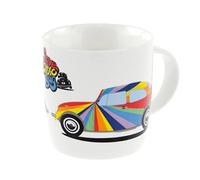 BRISA VW Volkswagen Collection - Grande Tasse en céramique pour café, thé et Cappuccino (Rayures/Coloré)