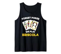 Briscola Jeu de Cartes Italien Citation Débardeur