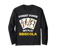 Briscola Jeu de Cartes Italien Citation Manche Longue