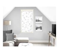 Soleil d'ocre, Kyoto Brise-bise, Polyester, Blanc, 45x90 cm