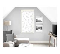 Soleil d'Ocre - Brise-bise Kyoto - Polyester blanc - 45x90 cm