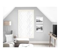 Soleil d'ocre, Liane Brise bise Dévoré, Voile, Polyester, Blanc, 60x160 cm