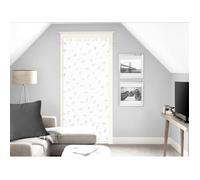 Soleil d'ocre, Laurene Voile Porte fenêtre, Polyester, Blanc, 90x200 cm
