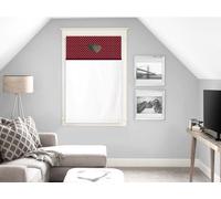 Brise Bise Pur Coton 45x90 Cm Love Rouge, Par Soleil D'ocre
