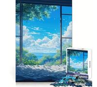 Brise de tranquillité Puzzle 1000 pièces pour Adultes Stimule la mémoire Cadeau de Noël idéal (38x52cm)