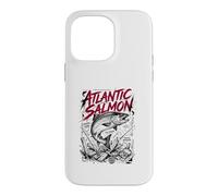 Brise-matériel Atlantic Salmon River King Fly Strike Coque pour iPhone 14 Pro Max