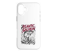 Brise-matériel Atlantic Salmon River King Fly Strike Coque pour iPhone 16 Plus