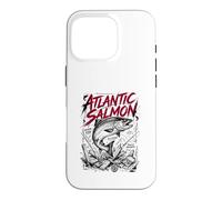 Brise-matériel Atlantic Salmon River King Fly Strike Coque pour iPhone 16 Pro