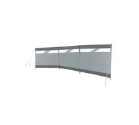 Brise-vent avec Fenêtre Gris et Anthracite Camping Ecran Anti-vent