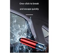Brise-vitre et coupe-ceinture de sécurité Safe Pro X, marteau d'urgence 2 en 1 rouge, pour sauver des vies.