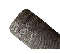 Brise-vue 100% - Gris/Taupe - 230gr/m² - Boutonnières 1.5m x 5m Gris