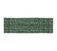 Brise-vue avec feuilles vertes - 500 x 150 cm - Brise-vue pour balcon en polyéthylène et tissu - Pour terrasse et jardin - Clôture décorative avec feuilles pour protéger la vie privée