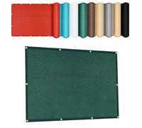 Brise Vue Balcon 1.8 x 4.4 m Respirant, Perméable à L’Eau Brise Vue Jardin Multi Couleur et Taille pour Balcon Terrasse Piscine, Vert