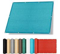 Brise Vue Balcon 140 x 180 cm Anti 95% UV Contre Le Vent Brise Vue Jardin Facile à Suspendre pour Balcon Terrasse Piscine, Bleu