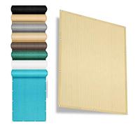 Brise Vue Balcon 2.1 x 5.8 m Respirant Protection Solaire Brise Vue Jardin Multi Couleur et Taille pour Patio Pergola Jardin, Jaune Sable