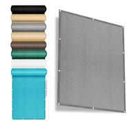 Brise Vue Balcon 2.7 x 4.6 m Respirant Protection Solaire Brise Vue Jardin Multi Couleur et Taille pour Patio Pergola Jardin, Gris