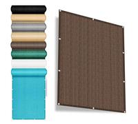 Brise Vue Balcon 2.7 x 4.6 m Respirant Protection Solaire Brise Vue Jardin Multi Couleur et Taille pour Patio Pergola Jardin, Marron