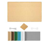 Brise Vue Balcon 400 x 1000 cm Protection UV Opaque Résistant Aux Contre Vent sur Mesure Brise Vue Jardin pour Exterieur Terrasse Patio pour Balcon Jardin, Couleur Crème