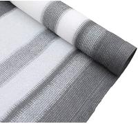Brise Vue Balcon Écran de confidentialité for balcon 3'x16' Gris foncé Écrans de protection de terrasse en maille for patio extérieur Porche Appartement Garde-corps Clôture Couverture(GRAY WHITE)