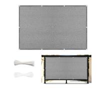 Brise Vue Balcon Extérieur 2.3 x 3.3 m Protection UV Opaque Résistant Aux Contre Vent sur Mesure Paravent de Balcon pour Exterieur Terrasse Patio, Gris