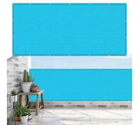 Brise Vue Balcon Extérieur 50 x 150 cm Ant- UV, Protection de La Vie Privée et Sécurité, Opaque Résistant Filet D’Ombrage Clôture D’Ombrage pour Jardin Extérieur, Bleu Ciel