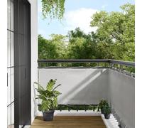 Brise-vue balcon gris clair 75x300 cm 100 % polyester-Oxford