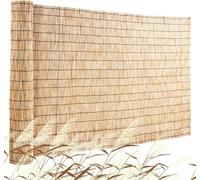 Brise-vue balcon - Natte de roseaux 5x1,7m - Clôture de jardin roseaux - Brise-vue pour balcon et jardin