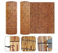 Brise Vue Bambou Clôture En Roseau Naturel Pour Exterieur Terrasse Balcon Jardin Cloture Canisse Bambou 1m80 Hauteur Facile À Installer 1x5m 1.2x4m 1.3x6m 1m50 1m20 Brise Vue Bois Panneau Cache