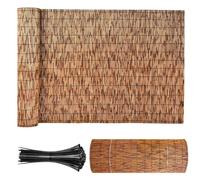 Brise Vue Bambou Rideaux Canisse Osier Clôture En Roseau Naturel Canisse Pour Toit Pergola Claustra Intérieur Bois Brise Vue Jardin Bambou 1m20 1m50 1m80 Hauteur Store Sans Percage Extérieur
