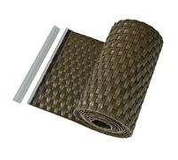 Brise-Vue Bandes De Rattan HaGa® Marron Clair 255Cm X 19Cm